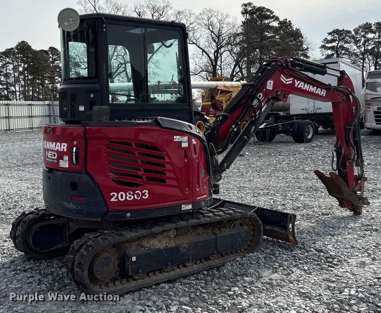image for item YA2175 2022 Yanmar SV40 mini excavator