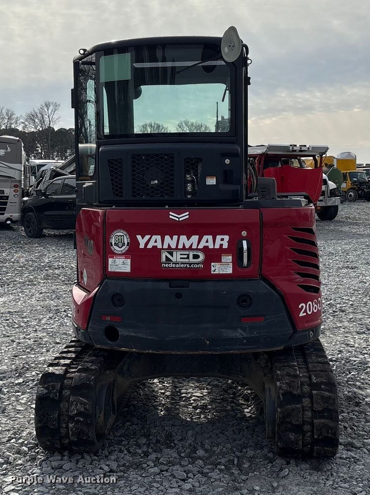 image for item YA2175 2022 Yanmar SV40 mini excavator