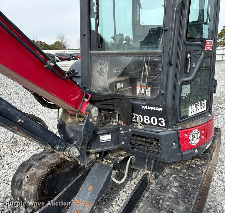 image for item YA2175 2022 Yanmar SV40 mini excavator