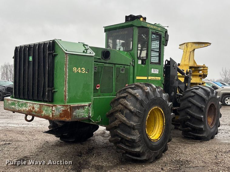 image for item YA2205 2009 John Deere 843J feller buncher