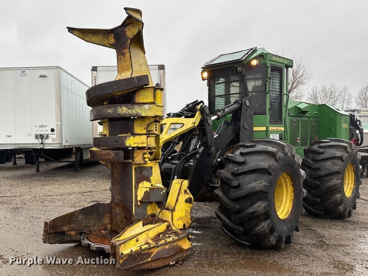 image for item YA2205 2009 John Deere 843J feller buncher