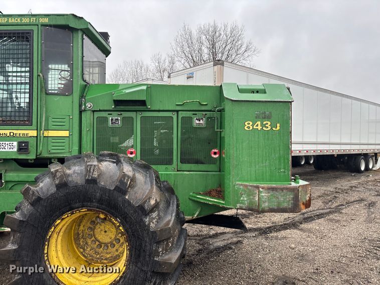 image for item YA2205 2009 John Deere 843J feller buncher