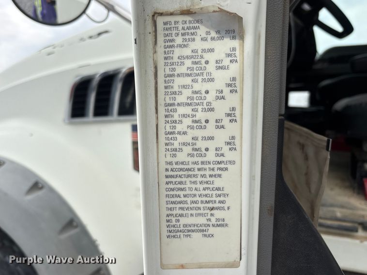 image for item YA2234 2019 Mack GR64F dump truck