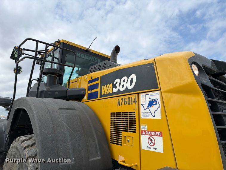 image for item YA2642 2023 Komatsu WA380-8 wheel loader