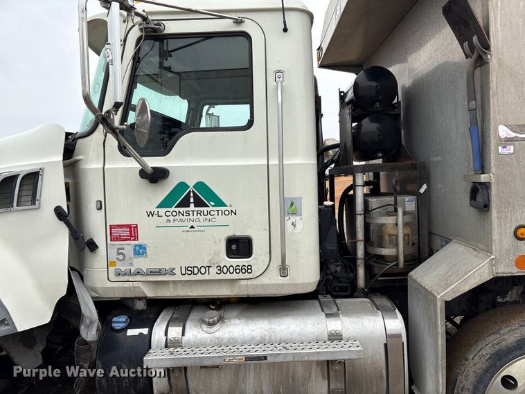 image for item YA2645 2016 Mack GU713 dump truck