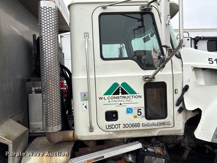 image for item YA2645 2016 Mack GU713 dump truck