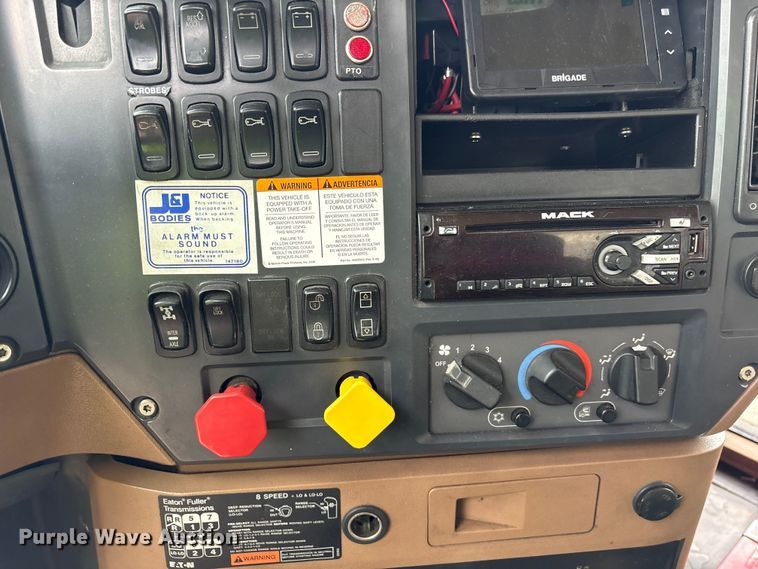 image for item YA2645 2016 Mack GU713 dump truck