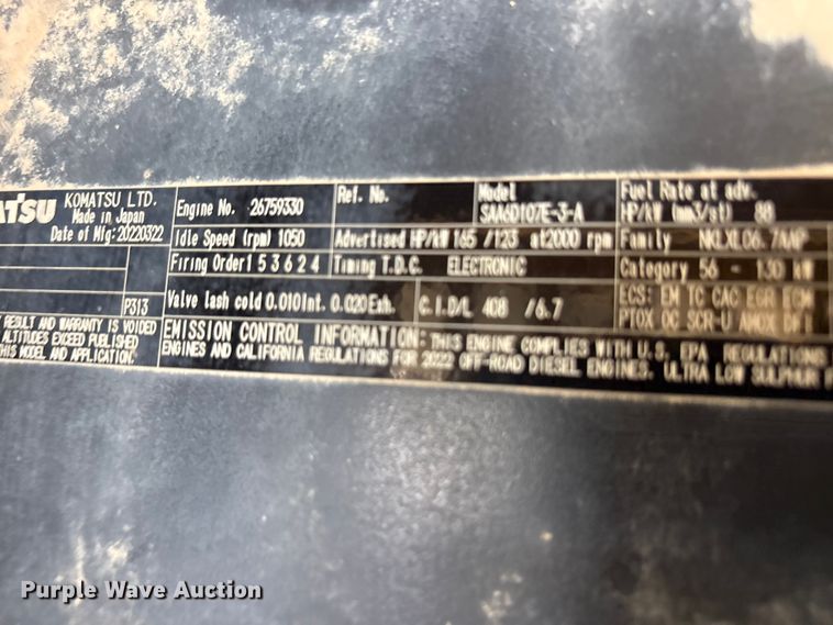 image for item YA2895 2022 Komatsu PC210LC-11 excavator