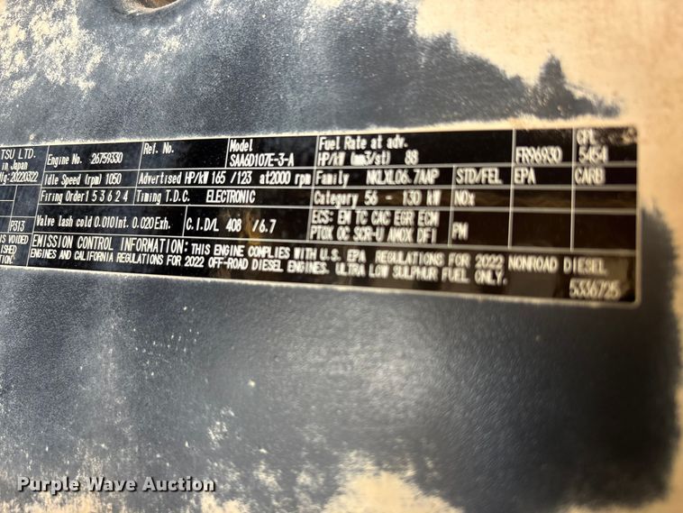 image for item YA2895 2022 Komatsu PC210LC-11 excavator