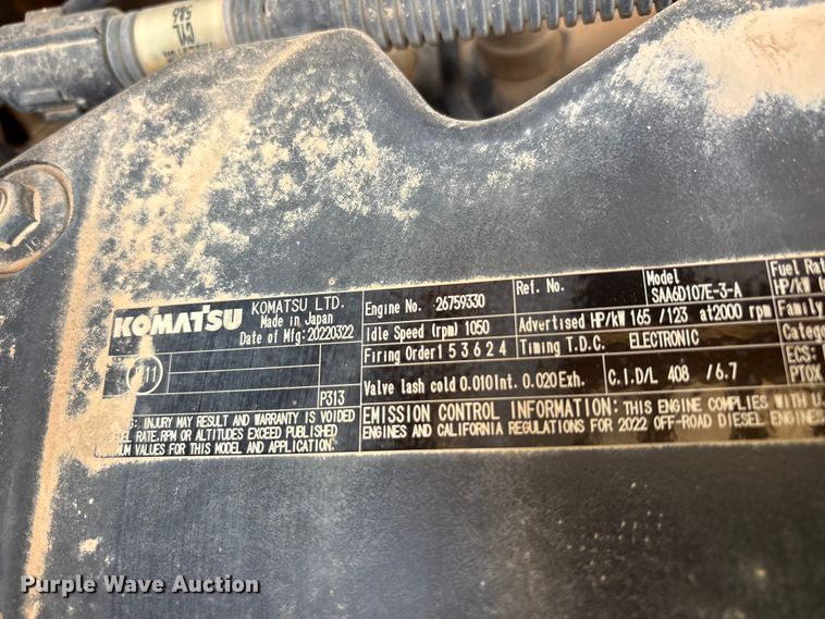 image for item YA2895 2022 Komatsu PC210LC-11 excavator