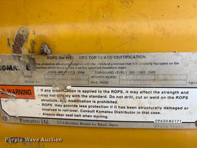 image for item YA2895 2022 Komatsu PC210LC-11 excavator