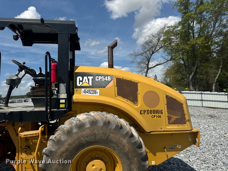 image for item YA2899 2012 Caterpillar CP54B single drum vibratory roller