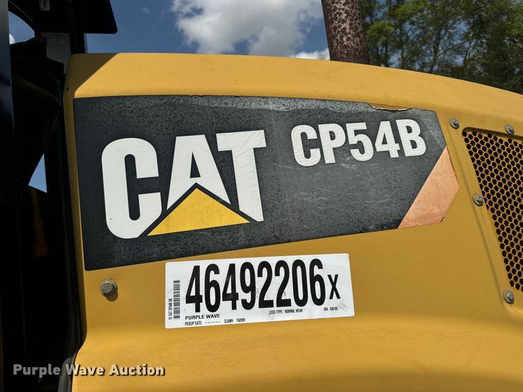 image for item YA2899 2012 Caterpillar CP54B single drum vibratory roller