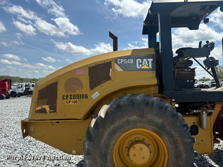 image for item YA2899 2012 Caterpillar CP54B single drum vibratory roller