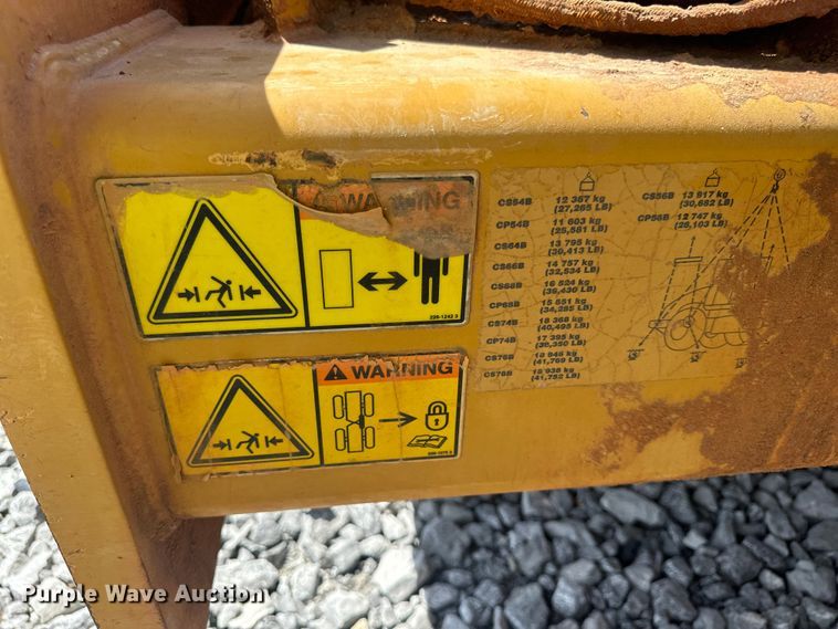 image for item YA2899 2012 Caterpillar CP54B single drum vibratory roller