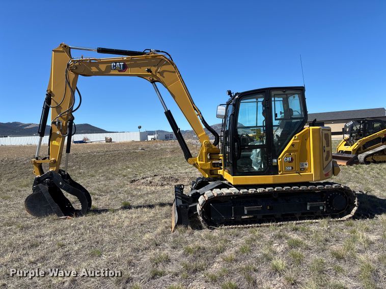 image for item YA2908 2023 Caterpillar 308CR mini excavator