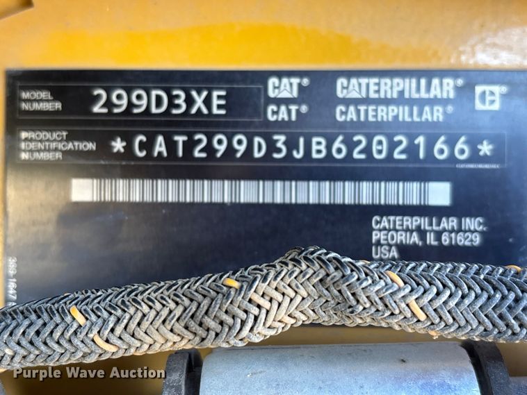image for item YA2909 2024 Caterpillar 299D3 XE tracked skid steer loader
