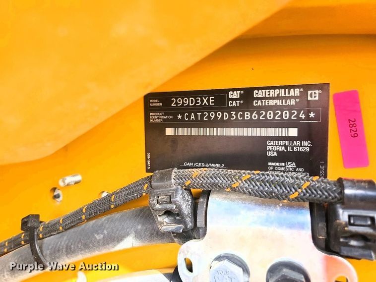 image for item YA2910 2023 Caterpillar 299D3 XE tracked skid steer loader