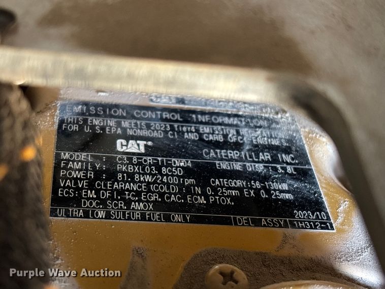 image for item YA2910 2024 Caterpillar 299D3 XE tracked skid steer loader