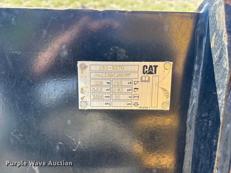 image for item YA2911 2024 Caterpillar 289D3 tracked skid steer loader