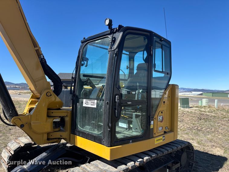image for item YA2912 2024 Caterpillar 308CR mini excavator