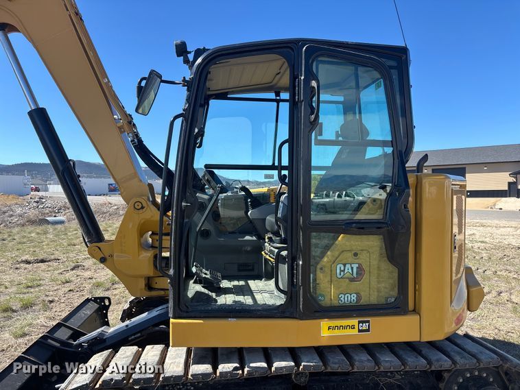 image for item YA2912 2024 Caterpillar 308CR mini excavator