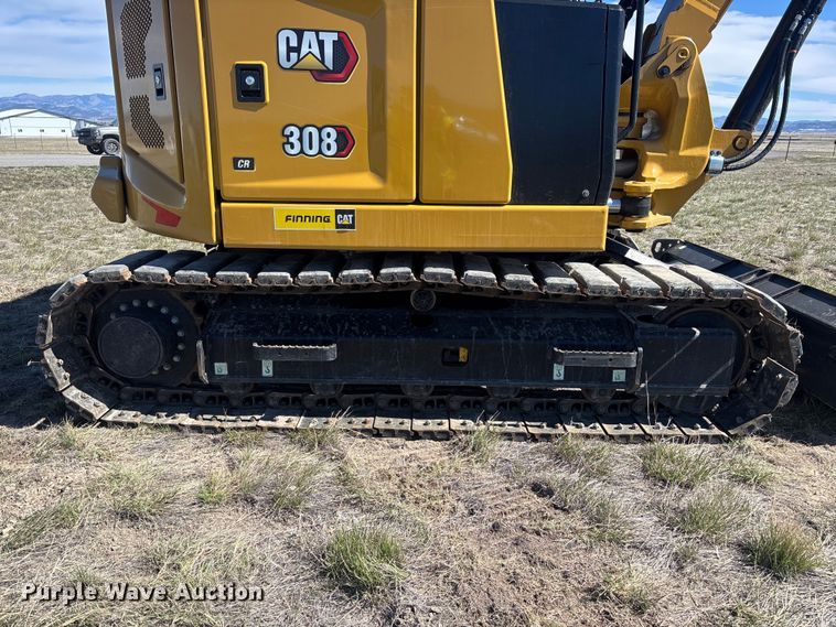 image for item YA2912 2024 Caterpillar 308CR mini excavator