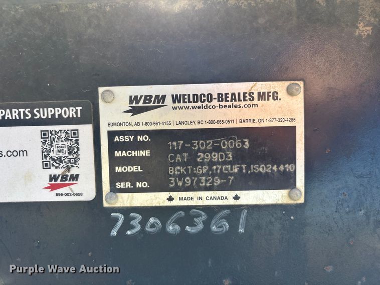 image for item YA2916 2024 Caterpillar 289D3 tracked skid steer loader