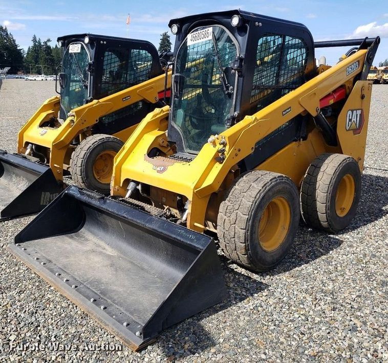 image for item YA2917 2022 Caterpillar 262D3 skid steer loader