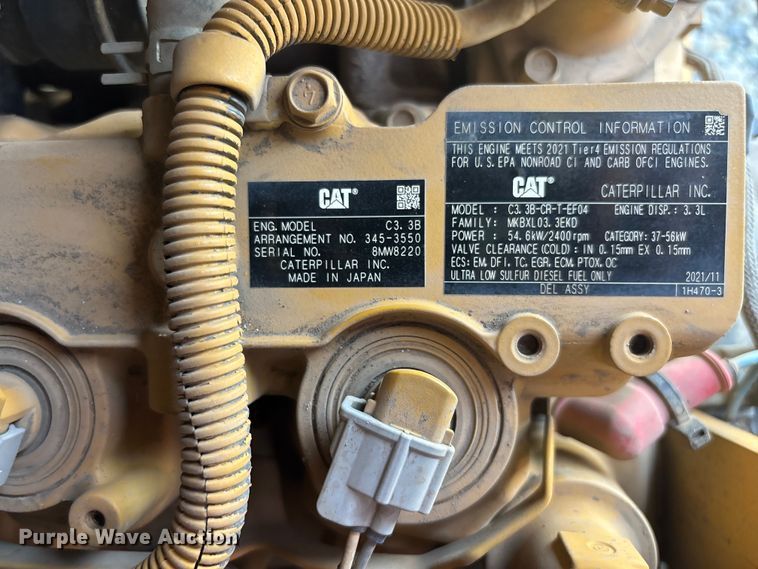 image for item YA2917 2022 Caterpillar 262D3 skid steer loader