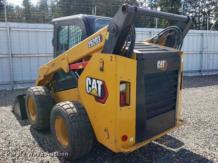 image for item YA2918 2022 Caterpillar 262D3 skid steer loader