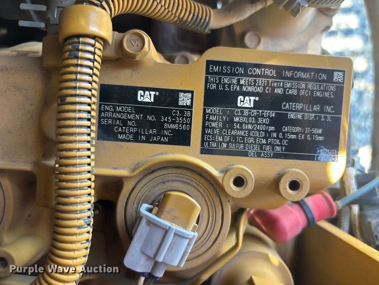 image for item YA2918 2022 Caterpillar 262D3 skid steer loader