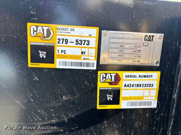 image for item YA2918 2022 Caterpillar 262D3 skid steer loader