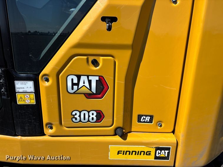 image for item YA2922 2024 Caterpillar 308CR mini excavator