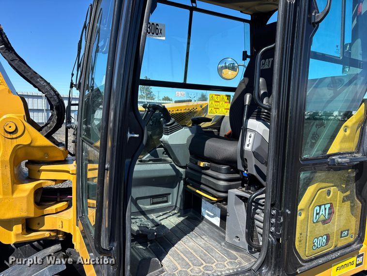 image for item YA2922 2024 Caterpillar 308CR mini excavator