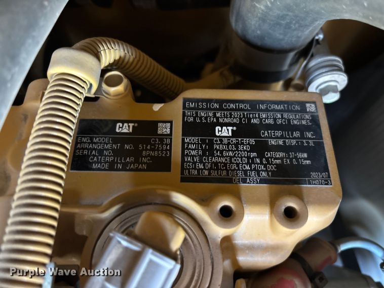 image for item YA2922 2024 Caterpillar 308CR mini excavator