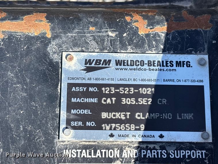 image for item YA2923 2024 Caterpillar 306CR mini excavator