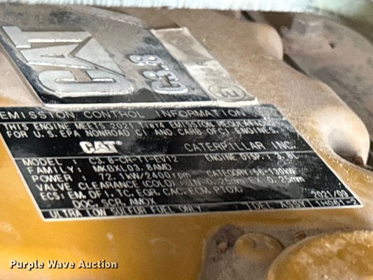 image for item YA3024 2022 Caterpillar 299D3 tracked skid steer loader