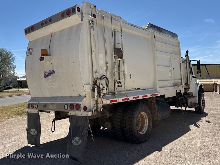 image for item DH1941 2014 Freightliner Business Class M2 refuse truck