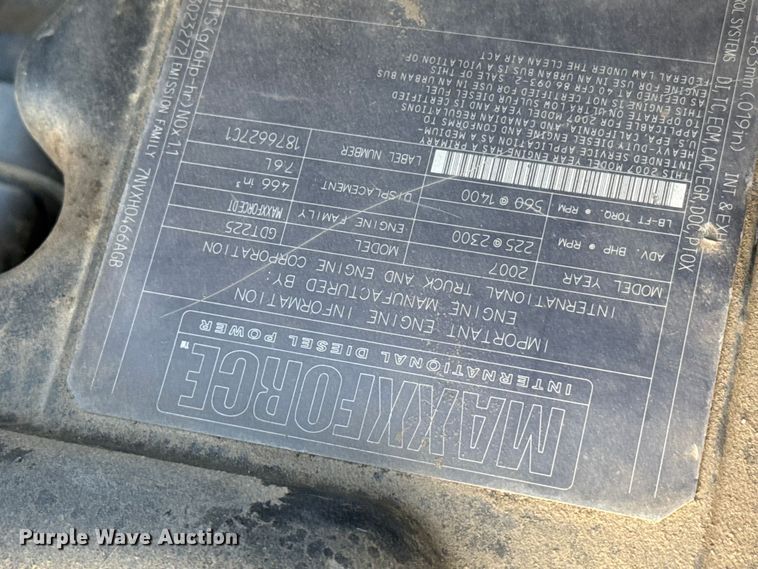 image for item DH1947 2008 International 4300 box truck