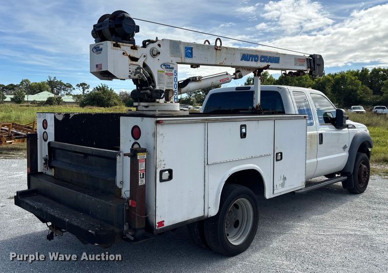 image for item DU2626 2015 Ford F550 Super Duty utility / service truck