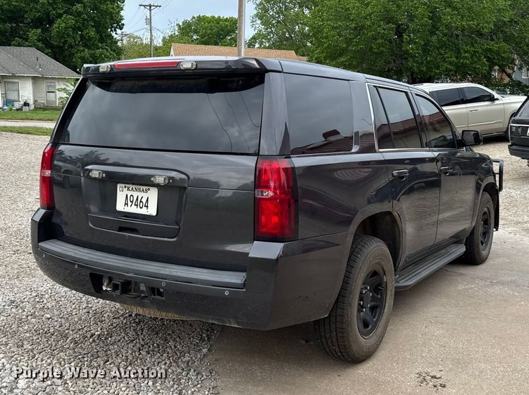 image for item DZ4426 2016 Chevrolet Tahoe Police SUV