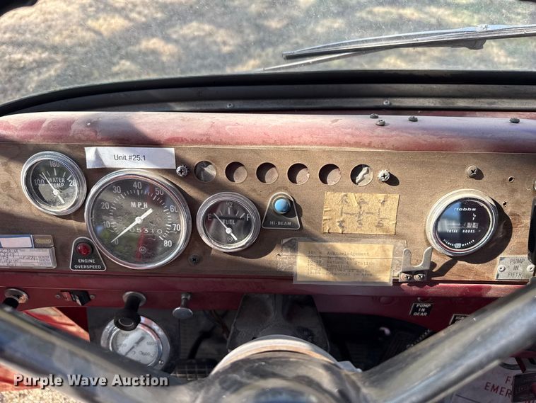 image for item DZ5431 1975 Chevrolet 65 pumper fire truck