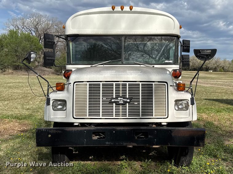 image for item DZ5437 1999 Blue Bird school bus