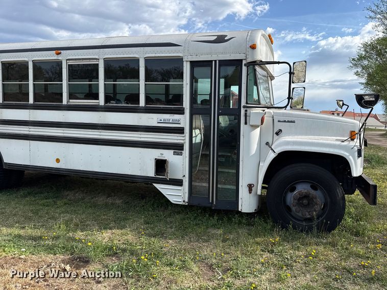 image for item DZ5437 1999 Blue Bird school bus