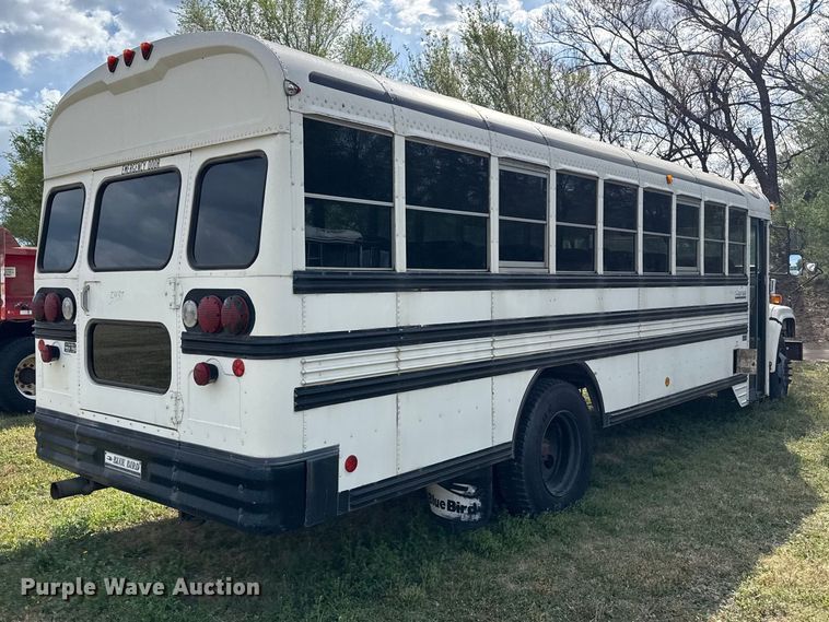 image for item DZ5437 1999 Blue Bird school bus