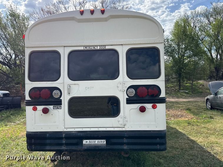 image for item DZ5437 1999 Blue Bird school bus