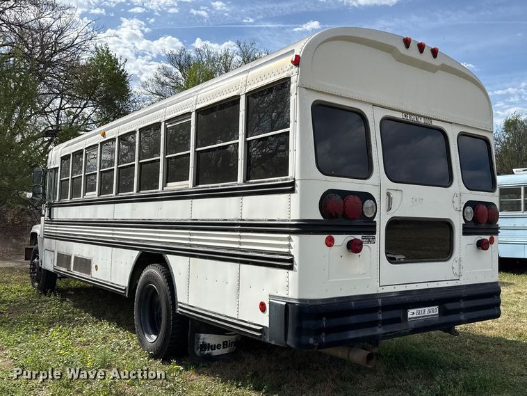 image for item DZ5437 1999 Blue Bird school bus