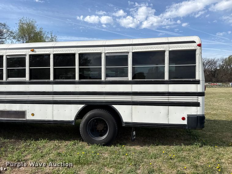 image for item DZ5437 1999 Blue Bird school bus