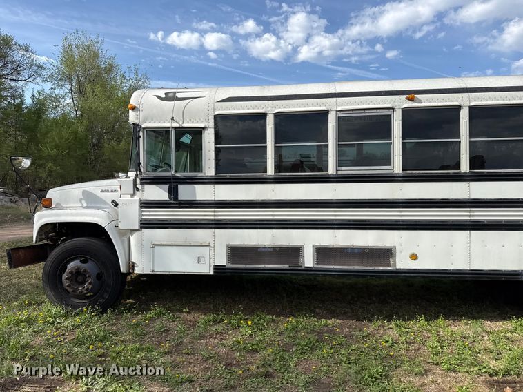 image for item DZ5437 1999 Blue Bird school bus